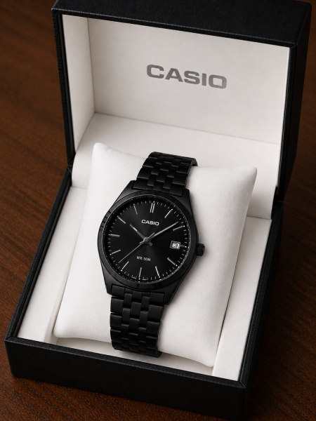 Casio MTP-V002B كاسيو فل اسود